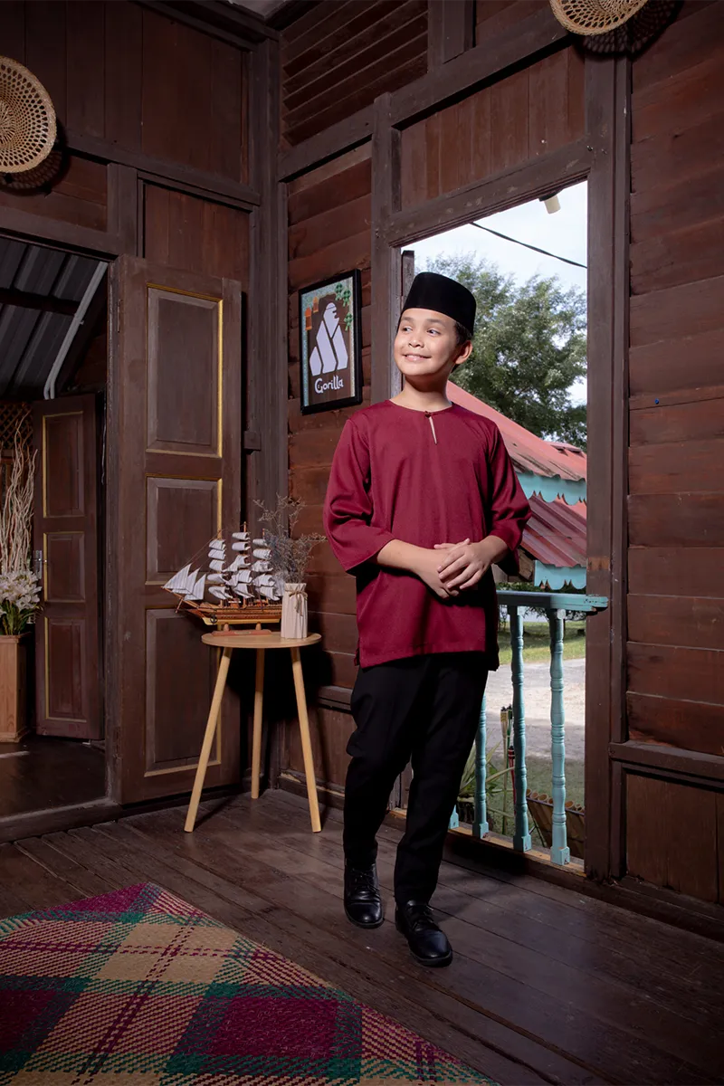 Burgundy Kids 3 Kids Size - Burgundy - Image 1